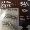 1 kg - Čokoláda Ariba 54% - disky, Master Martini