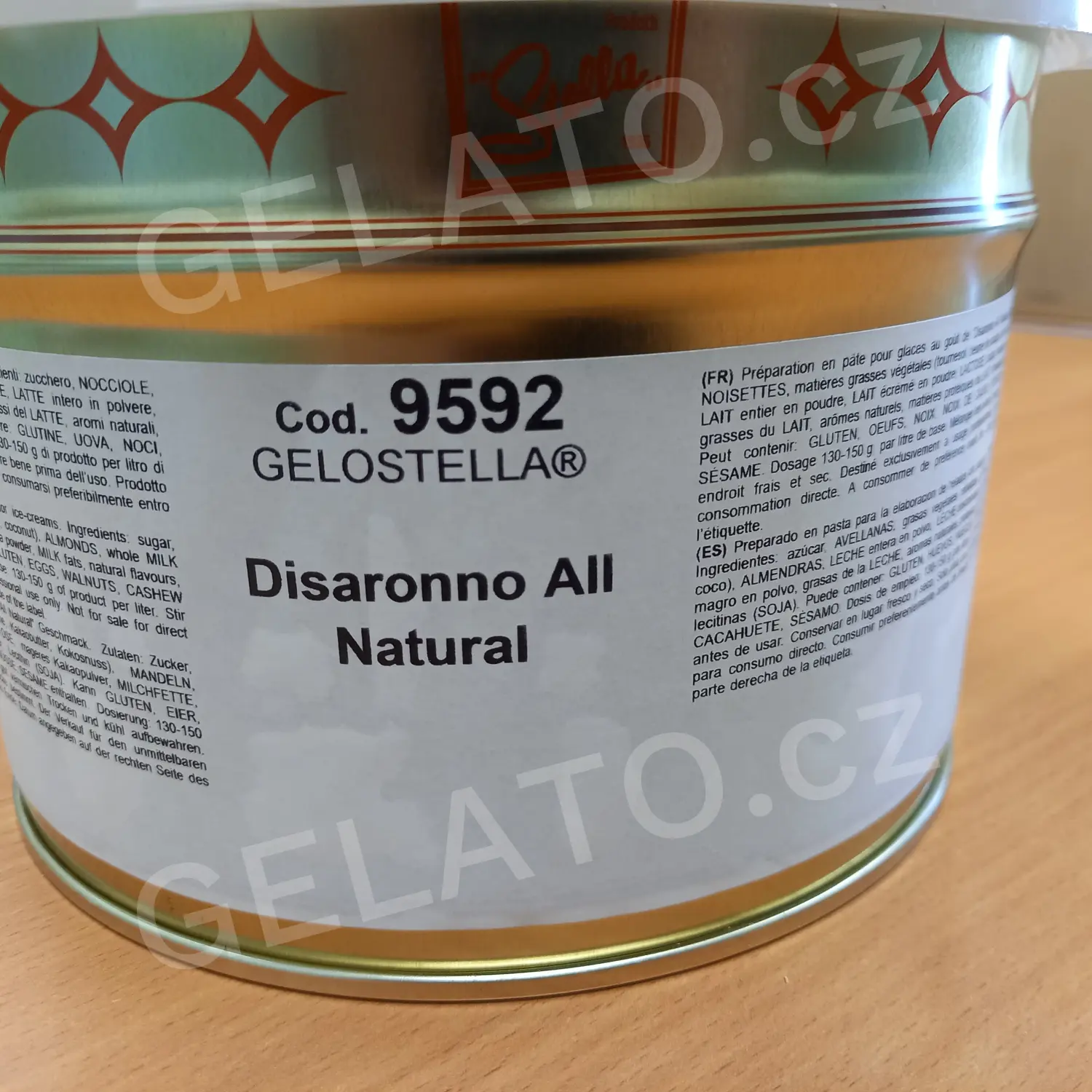 2,5 kg - Amaretto Disaronno All Natural - ochucovací pasta s kousky, Stella