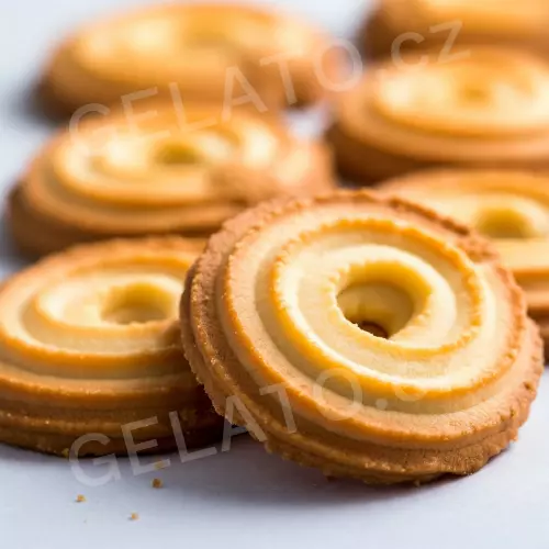 3 kg - Cookies Sušenka Máslová - poleva s kousky, LineaGel