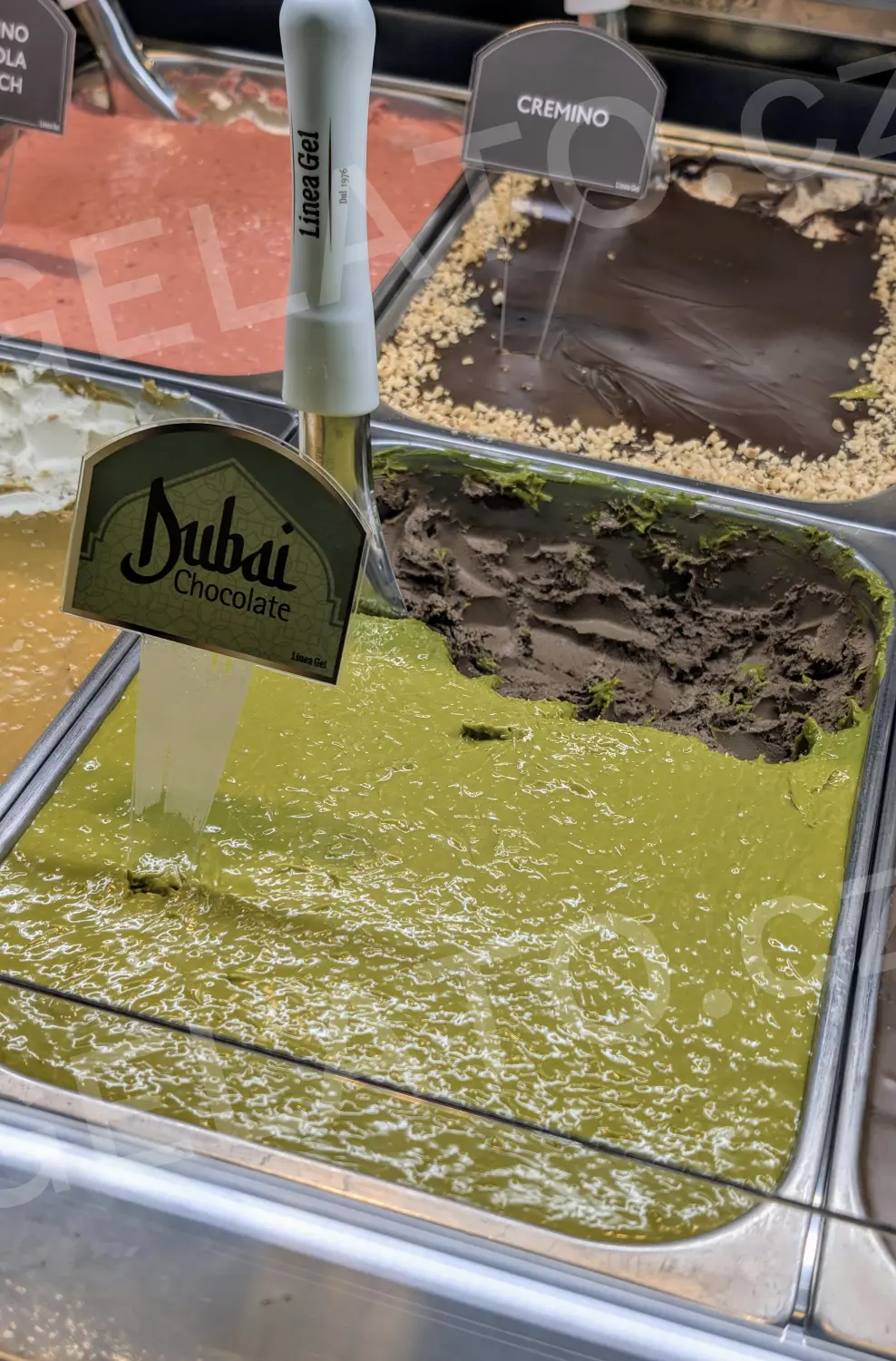 Zmrzlina Dubaj Pistácie - kompletní sada výrobků, LineaGel