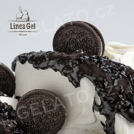 3 kg - Sušenka Noir - poleva s kousky, LineaGel