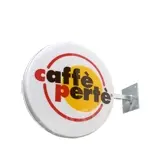 Svítící panel exteriér Caffé Perté retro