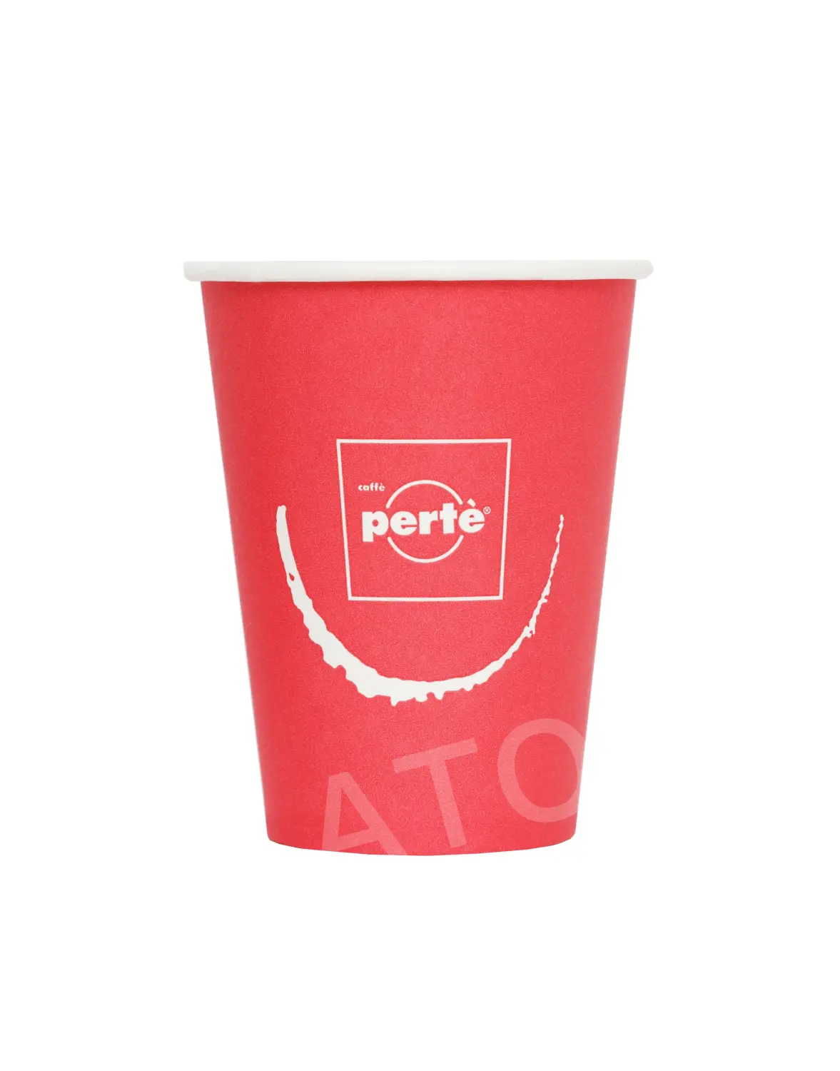 Kelímky na kávu, papírové 100 ml, Caffé Perté