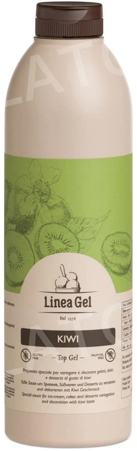 1,2 kg - Topping Kiwi - poleva hladká, LineaGel