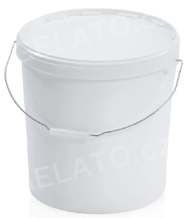 Kbelík plastový 20 l s víkem, potravinový atest