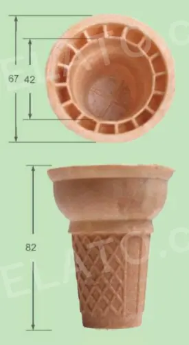 Zmrzlinové pohárky Polar, karton 418 pohárků, Suncone