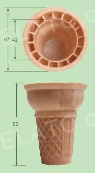 Zmrzlinové pohárky Polar, karton 418 pohárků, Suncone