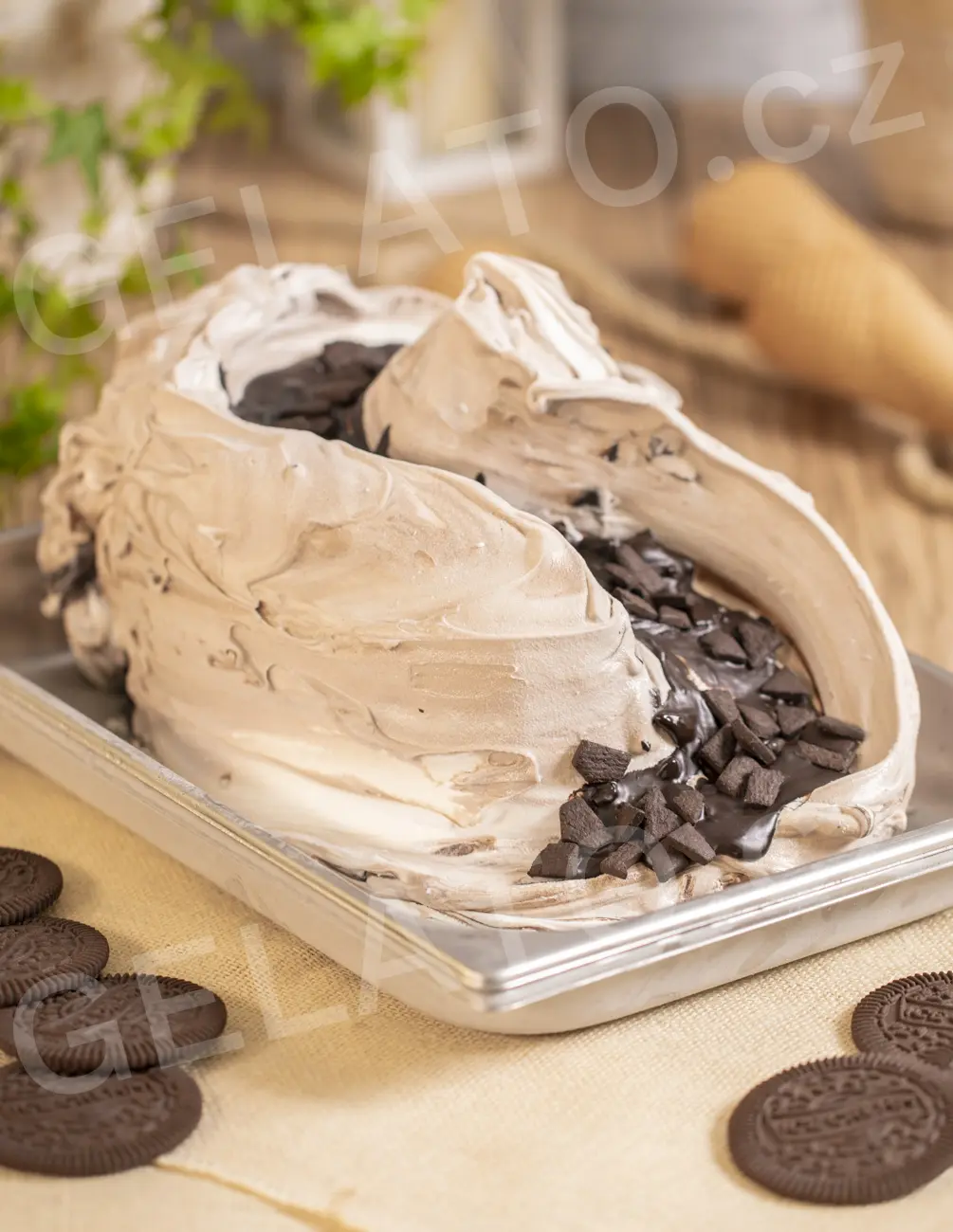 3 kg - Cookies & Cream - ochucovací pasta s kousky sušenek, Stella