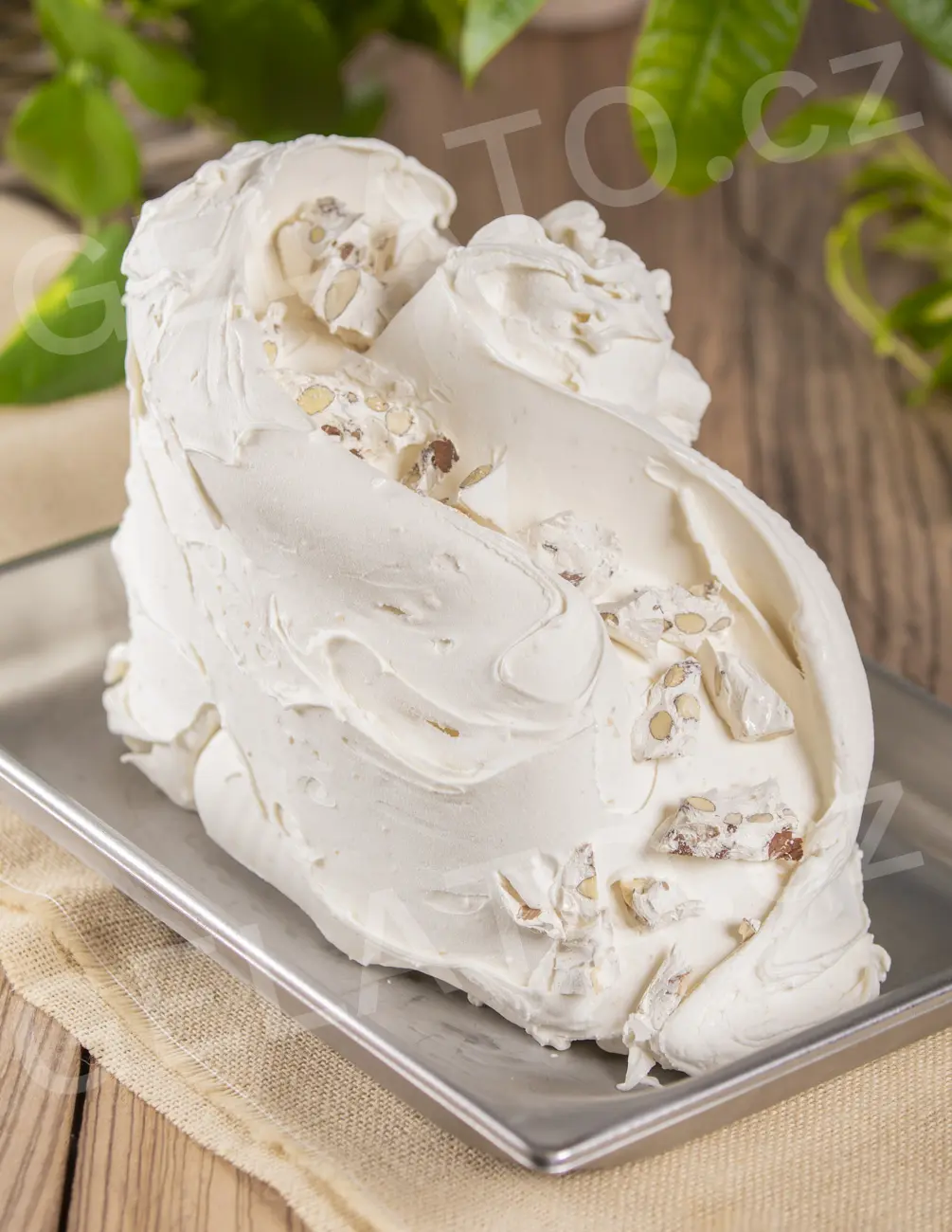 5 kg - Bílý Nugát - ochucovací pasta s kousky mandlí a ořechů, Stella