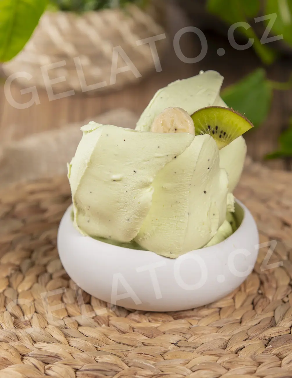 1,35 kg - Kiwi Banán Veg - kompletní sušená zmrzlinová směs, Stella