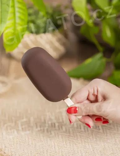 5,5 kg - Stracciatella Hořká čokoláda Excellence - poleva hladká nanuková, Stella