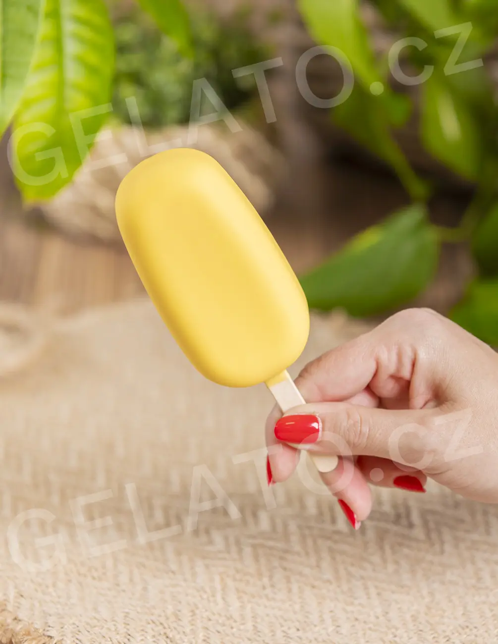 2,5 kg - Stracciatella Citron - poleva hladká křupavá, Stella