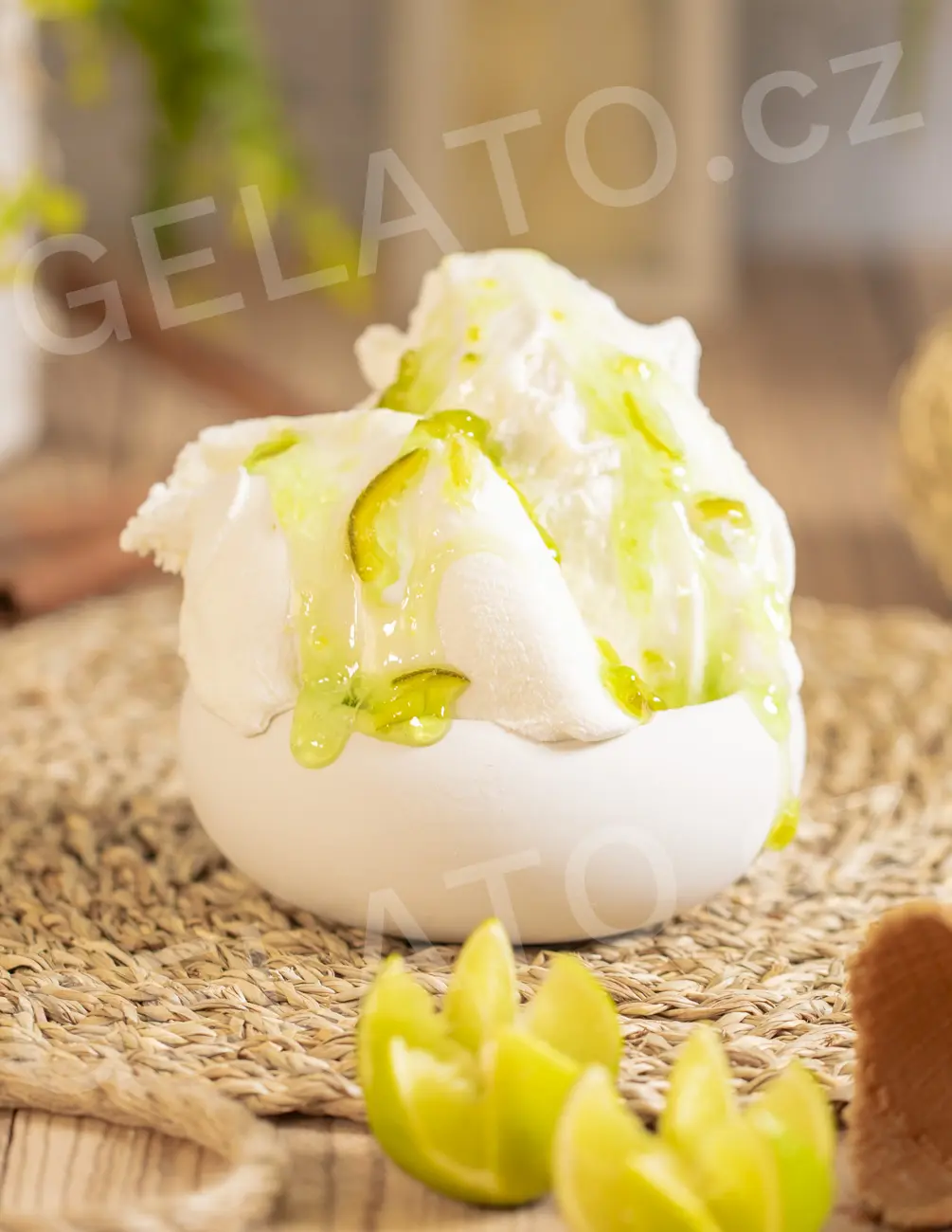 3 kg - Lime - poleva s kousky, Stella