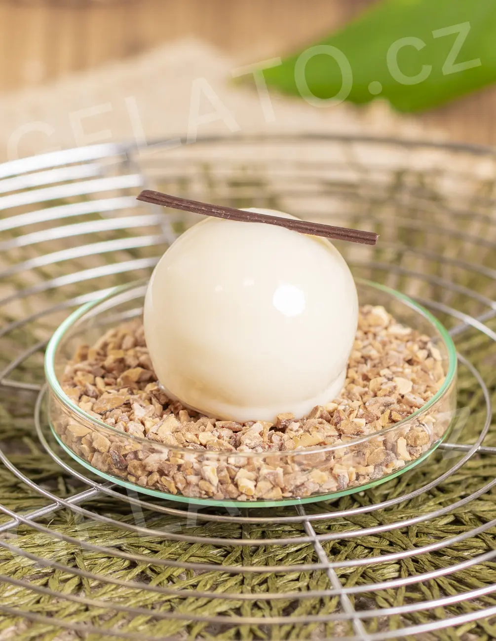 3 kg - Bílá čokoláda - zrcadlová poleva hladká, Stella