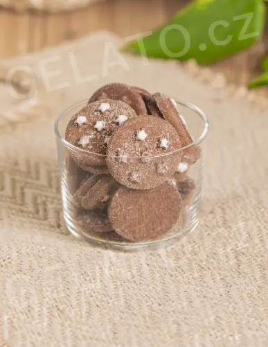 1,5 kg - Kakaovo-oříškové sušenky s polevou a hvězdičkami (bez lepku), Stella