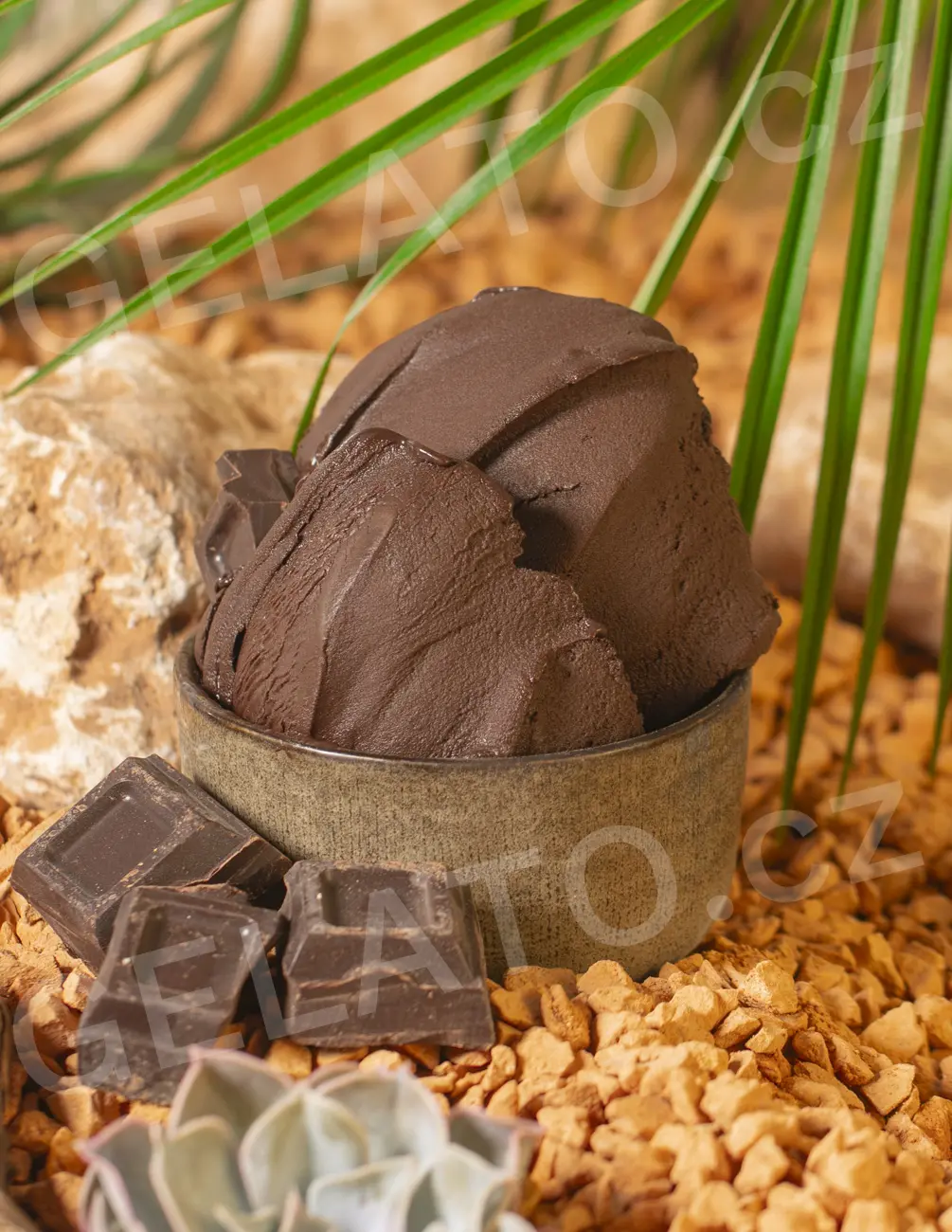 1,26 kg - Hořká čokoláda Veg - kompletní sušená zmrzlinová směs, Stella