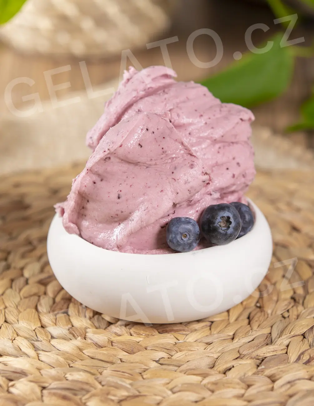 1,35 kg - Borůvka - zmrzlinový základ s kousky, Stella