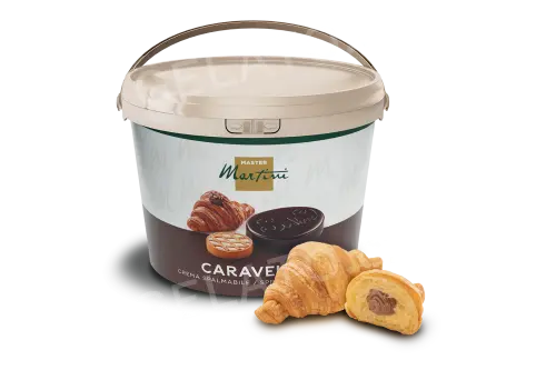 13 kg - Hotový Lískooříškový krém Caravella - termostabilní, Master Martini