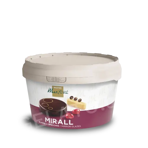 3 kg - Jahodová zrcadlová poleva Mirall, Master Martini