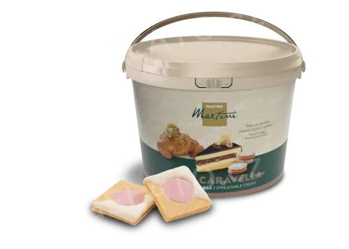 5 kg - Hotový Jahodový krém Caravella, Master Martini