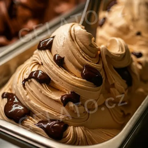 1 kg - Topping Morella Mléčná Čokoláda Oříšková Gianduia - poleva krémová hladká, LineaGel