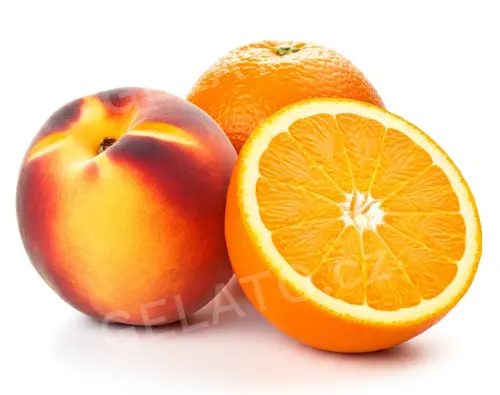 3 kg - Broskev-Pomeranč - poleva s kousky, LineaGel