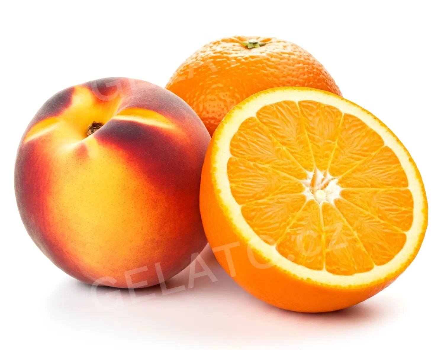 3 kg - Broskev-Pomeranč - poleva s kousky, LineaGel