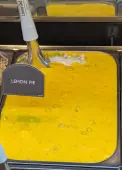 Zmrzlina Citronový koláč - ploché zdobení