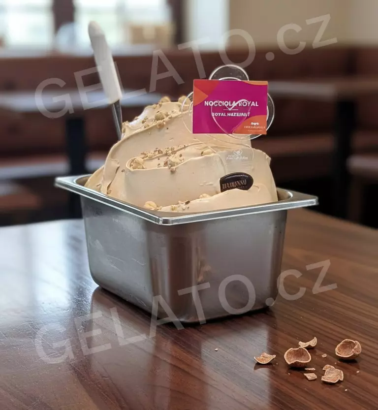 5 kg - Lískový oříšek Royal - ochucovací pasta hladká, Montebianco
