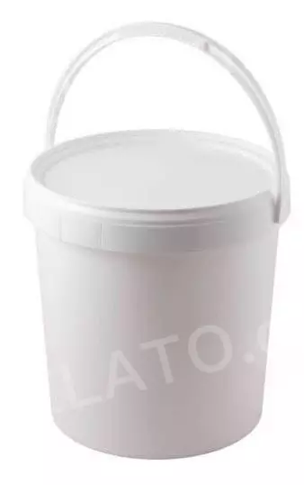 Kbelík plastový 20 l s víkem, potravinový atest