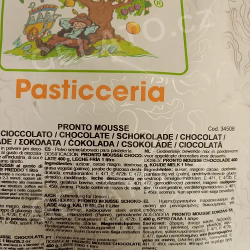 1,6 kg - Čokoládový krém, Pregel
