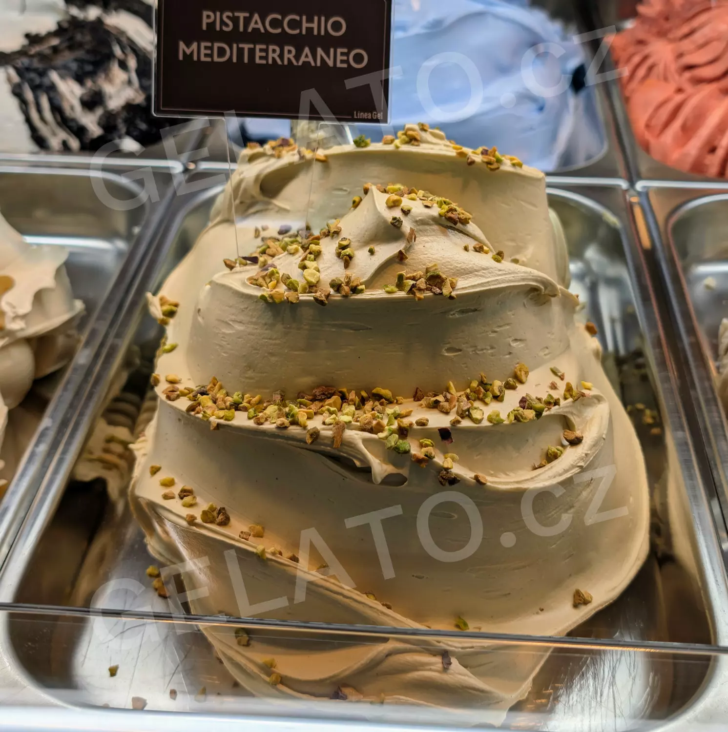 2,5 kg - Pistácie Mediterraneo - ochucovací pasta hladká, Lineagel
