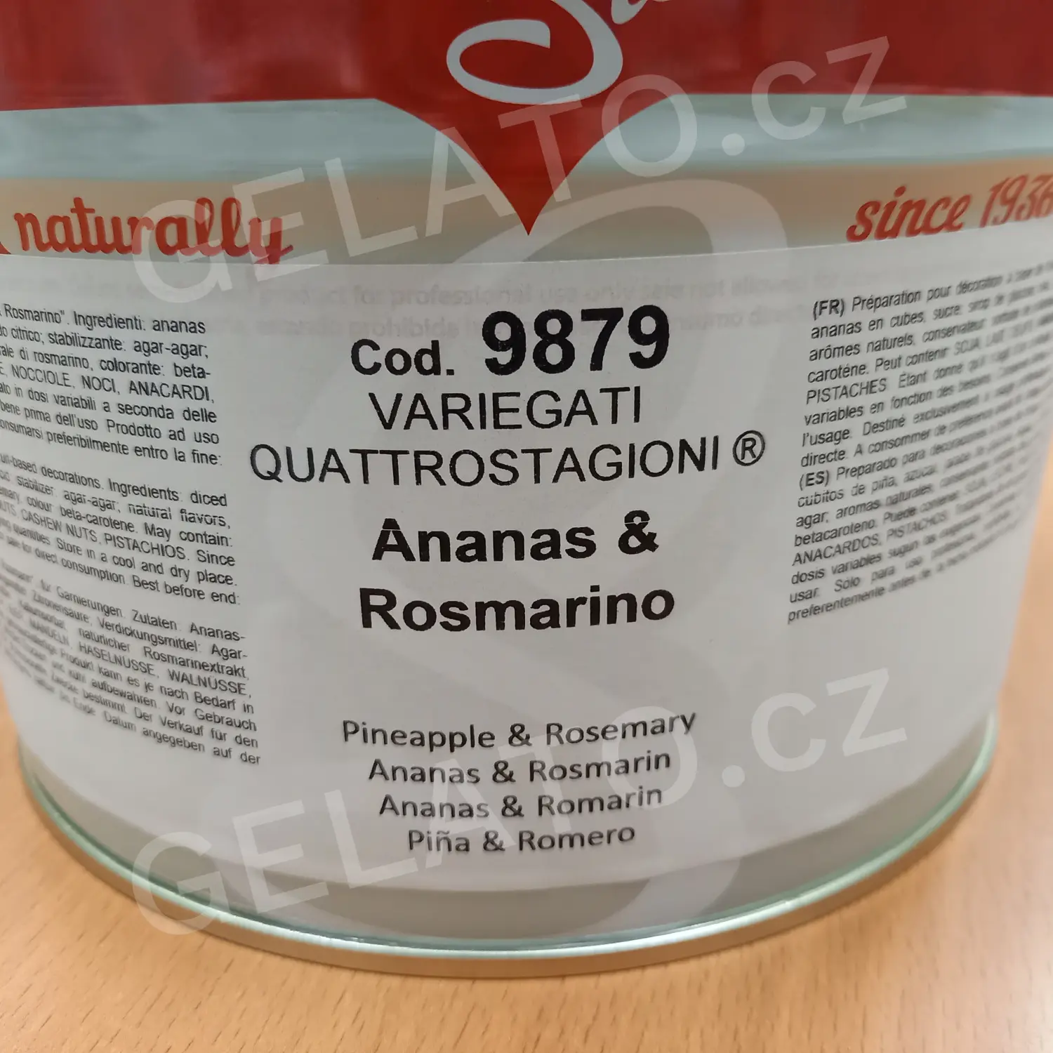 3 kg - Ananas a Rozmarýn - poleva s kousky, Stella, AKCE