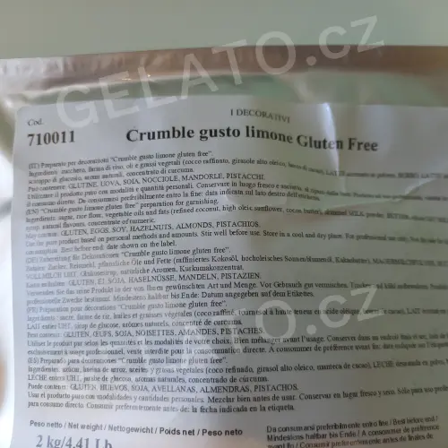 2 kg - Crumble Citronový - posyp na dochucení a dekoraci, Stella
