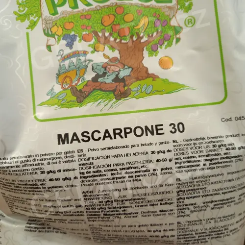 2 kg - Sušené ochucení Mascarpone 30, Pregel