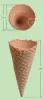Zmrzlinové kornoutky Jumbo Piccolo, karton 180 kornoutků, Suncone